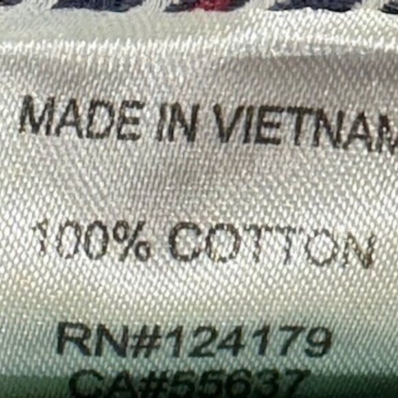 Johnston & Murphy red, white, blue houndstooth mens shirt Medium - Picture 4 of 7